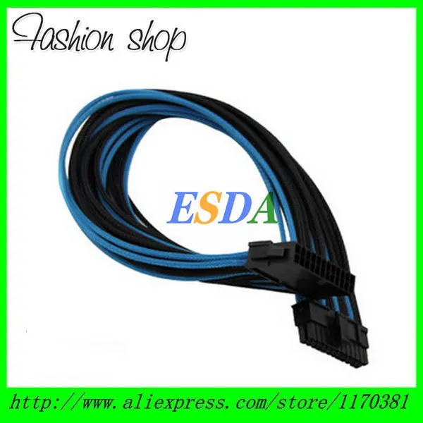 Кабель-удлинитель премиум-класса с рукавами 12 дюймов чёрный светильник бой 24