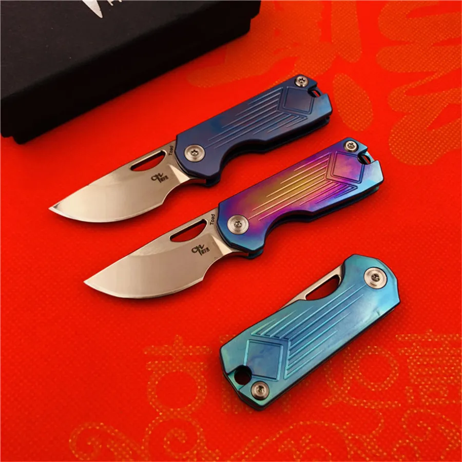 CH CH3515Flipper складной нож s35vn лезвие титановая ручка для кемпинга выживания охоты
