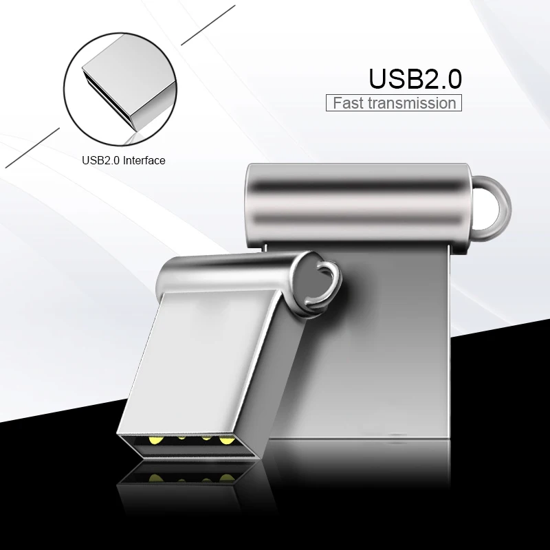 Суперкомпактный металлический usb флеш накопитель 4 ГБ 8 16 32 высокоскоростной