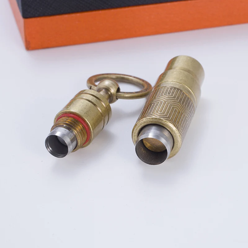Lubinski Gadget High Quality Luxury Useful Antique Bronze Double Size Cigar Punch Cutter with Gift package | Дом и сад