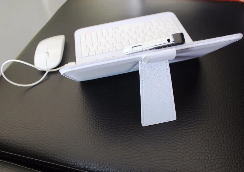 Чехол с откидной крышкой аксессуары для смартфонов проводная клавиатура чехол