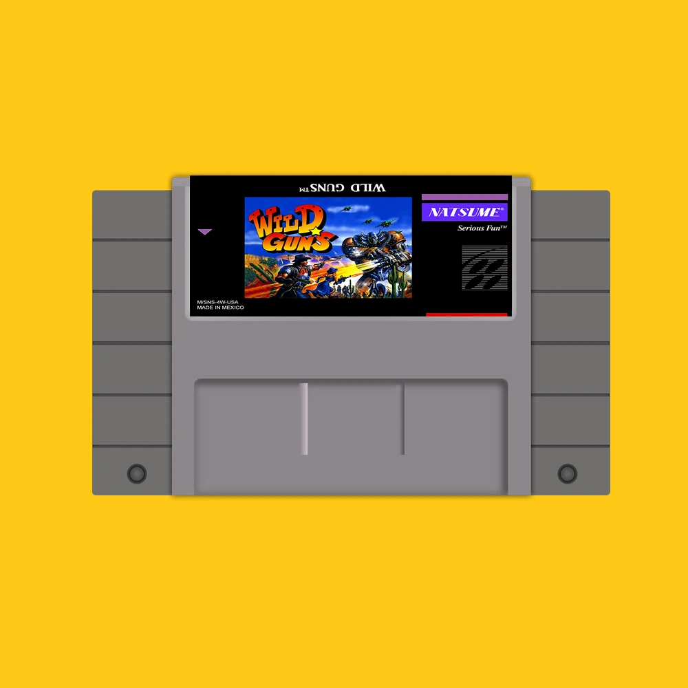 Горячая 46 Pin 16 Bit NTSC игровой Картридж-Wild Guns