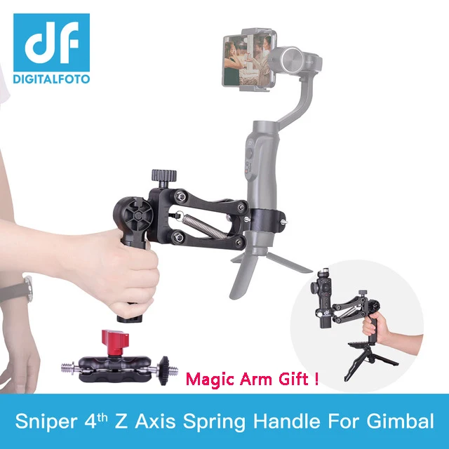 Снайперская пружина с одной ручкой 4 я ось Z для смартфона ZHIYUN Smooth DJI OSMO 2/3 и экшн
