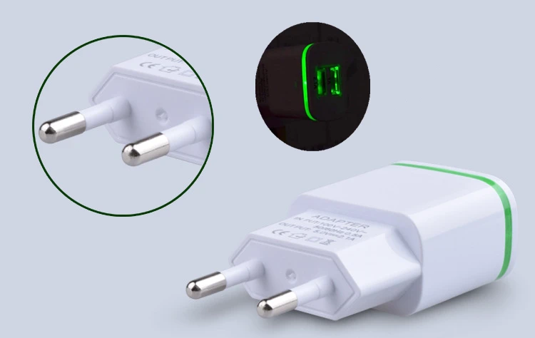 Универсальный USB Зарядное устройство адаптер для lgux280 вина ЕС мобильный телефон