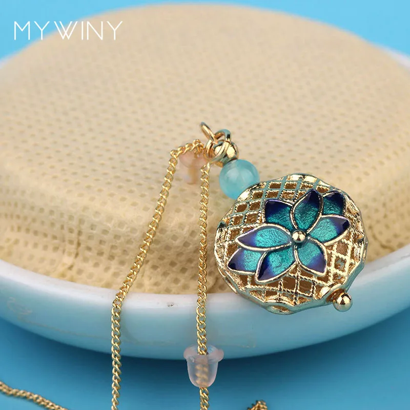 2 цвета MYWINY Новые Медные сетчатые длинные серьги на цепочке зеленые, модные ювелирные изделия цвет глазурованный кленовый лист серьги
