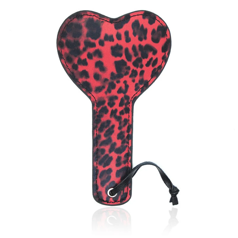 БДСМ леопардовые весла белые кожаные Фетиш-шлепки взрослые наказывают Фетиш