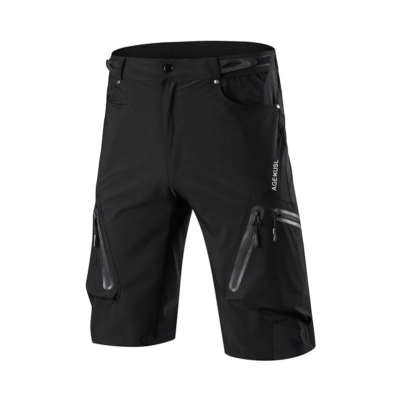 Black Cycling Shorts TWTOPSE Pro велосипедные шорты для мужчин MTB горный велосипед шорты для верховой езды дышащие горные Бермуды шорты для велоспорта Спортивная одежда для улицы - Цвет: Black Cycling Shorts