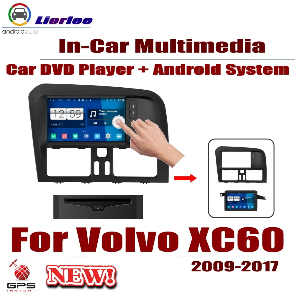 Автомобильный dvd-плеер gps навигация для Volvo XC60 2009~ Автомобильная Android мультимедийная система HD экран Радио Стерео головное устройство