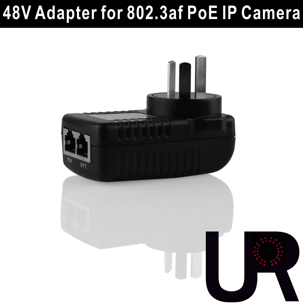 DC48V POE Питание предназначен для IEEE802.3af ip камеры и Поддержка 100 м ethernet кабель