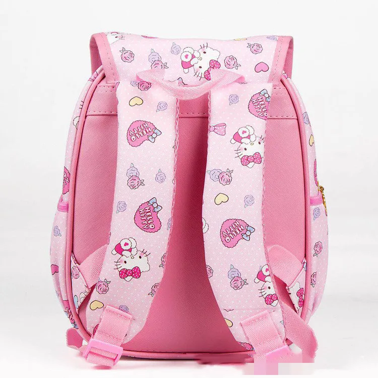 Новый водонепроницаемый рюкзак HelloKitty на молнии с крышкой для начальной школы