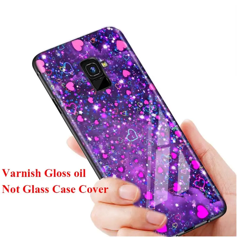 Style 06 Черный силиконовый чехол для samsung A9 A7, чехол для samsung Galaxy A8 A6 Plus A5 A3 Star, не стеклянная крышка, стиль 154KK - Цвет: Style 06