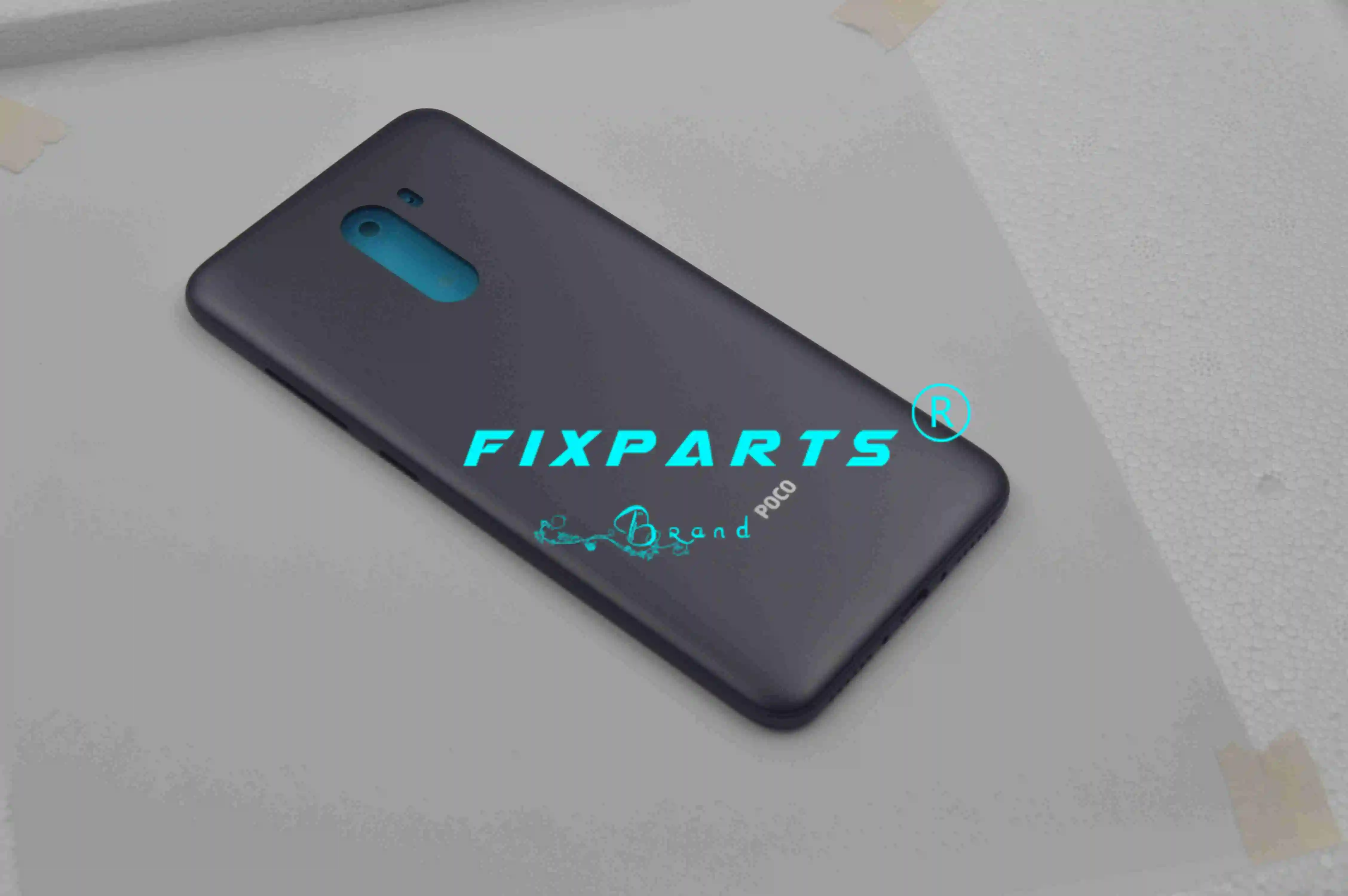 Для Xiaomi Pocophone F1 Задняя крышка батареи пластиковая Дверь Корпус Замена жесткий