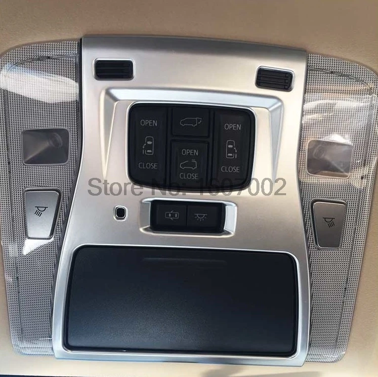 

Для Toyota Alphard Vellfire 2015 2016 ABS Хромированная передняя лампа для чтения аксессуары крышка молдинг отделка автостайлинг