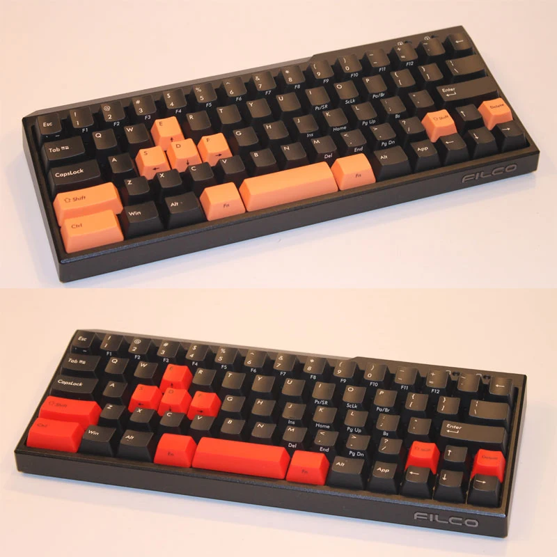Заводская клавиатура с подсветкой из АБС пластика OEM высота для FILCO Minila белая
