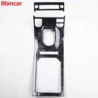 ABS Carbon Fiber Wood Paint Interior Front Middle Gear Shift Panel Air Vent Switch Trim 2pcs For Range Rover Evoque 2015 to 2018