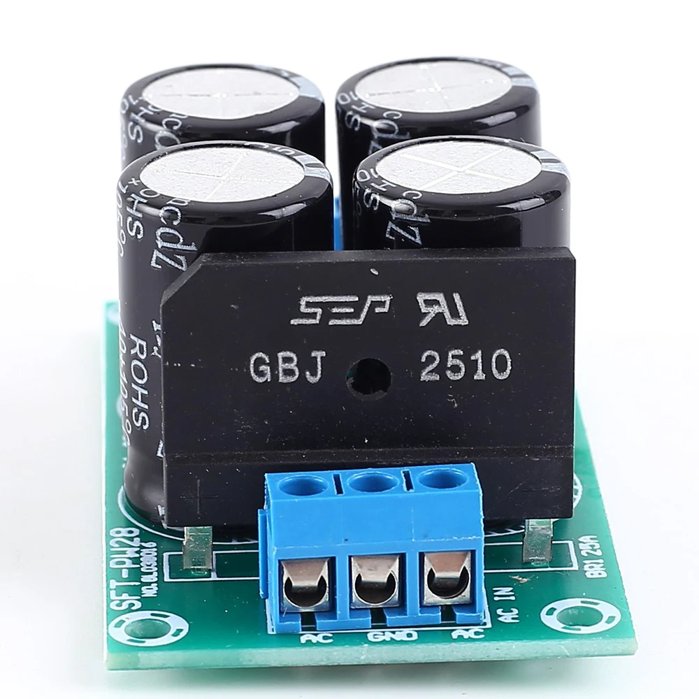 25A AC 9V 17V DC 12V 24V двойной силовой фильтр усилитель силовая плата нагревательная