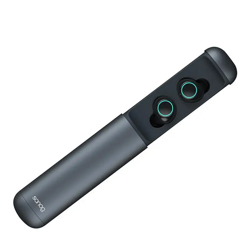 Sanag J2 Bluetooth V5.0 гарнитура с Батарея зарядный чехол Мини-капсула для активного