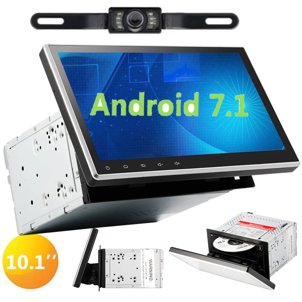 Двойной 2 Din Автомобильный Радио стерео с Android 7 1 Авторадио 10 дюймов Поддержка GPS