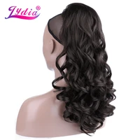 lydia synthetic 20 22 konekalon wavy with two plastic combs ponytail hair extensions long hairpiece all colors available