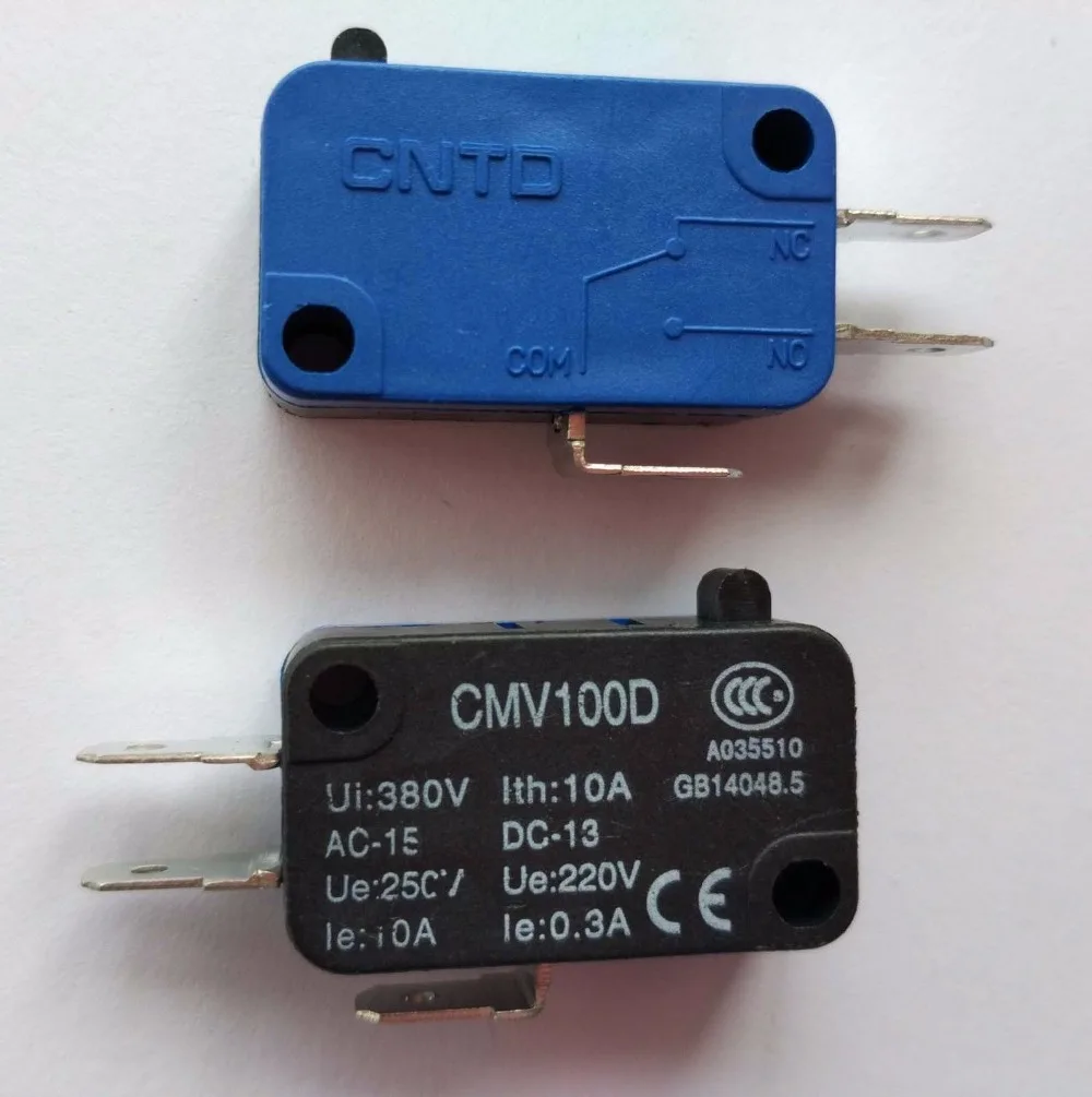 10 шт. микро концевой переключатель V15 CMV100D тип кнопки 1NC 1NO CE Новый|button micro switch|button
