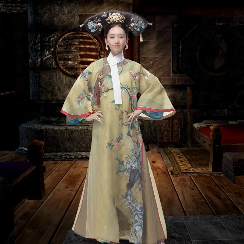 3 вида конструкций вышивка Hanfu костюм Цинь дворец династии принцесса костюм для новейшая телевизионная игра Королевская любовь во дворце