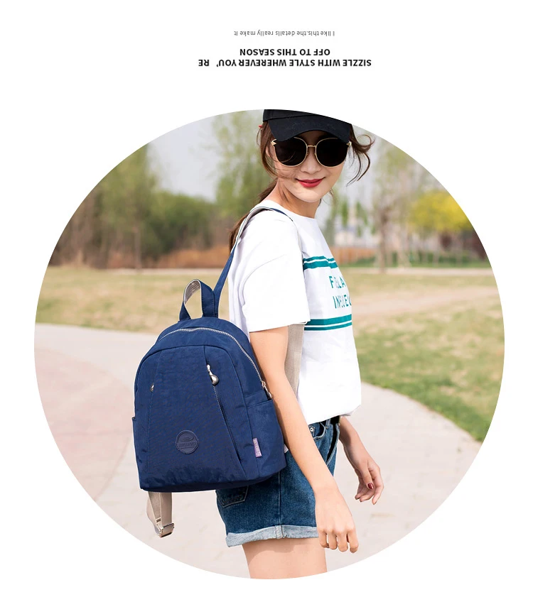 Женская школьная сумка рюкзак для девочек-подростков Mochila Feminina небольшой рюкзак для женщин нейлоновая Женская дорожная сумка для ноутбука Sac A Dos