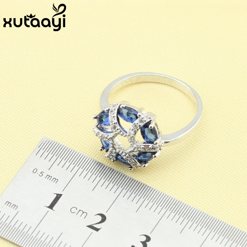 Новинка Модные Зеленые искусственные изумруды из стерлингового серебра Женское