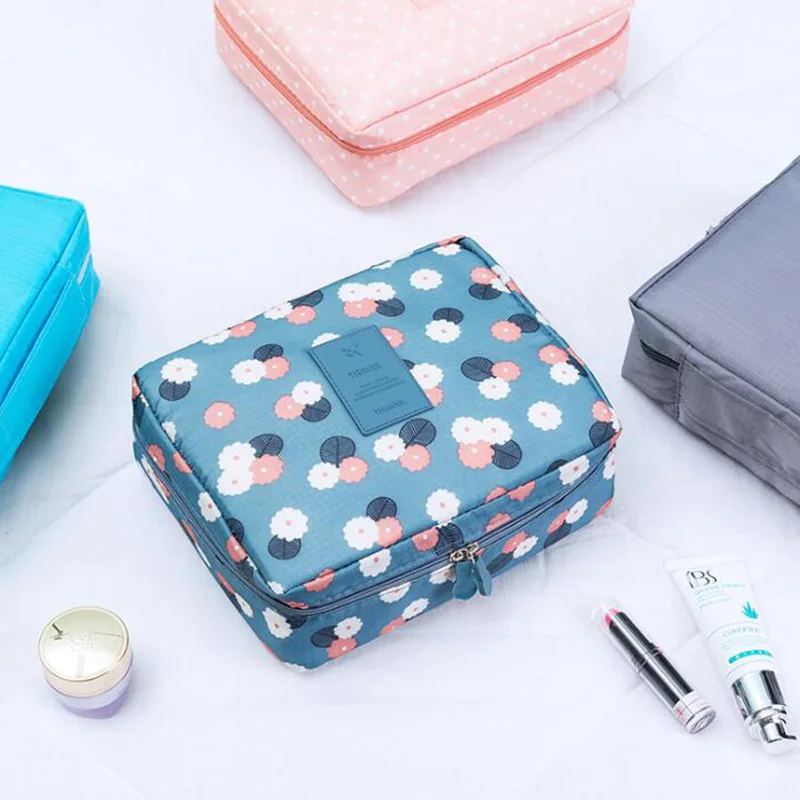 

Multifunction Man Women Makeup bag nylon Cosmetic bag beauty Case Make Up Organizer Toiletry bag kits Storage Travel Wash pouch