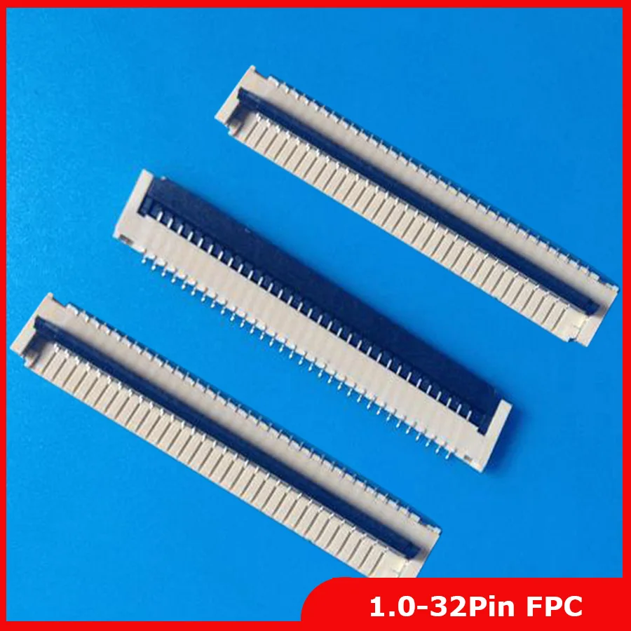 2 шт./лот FPC FFC плоский кабель Разъем 32pin 1 0 мм шаг для интерфейса клавиатуры