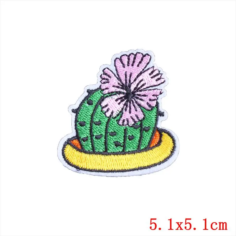 Вышитая аппликация в виде кактуса Барбара фига|iron on patches|iron onclothes stickers |