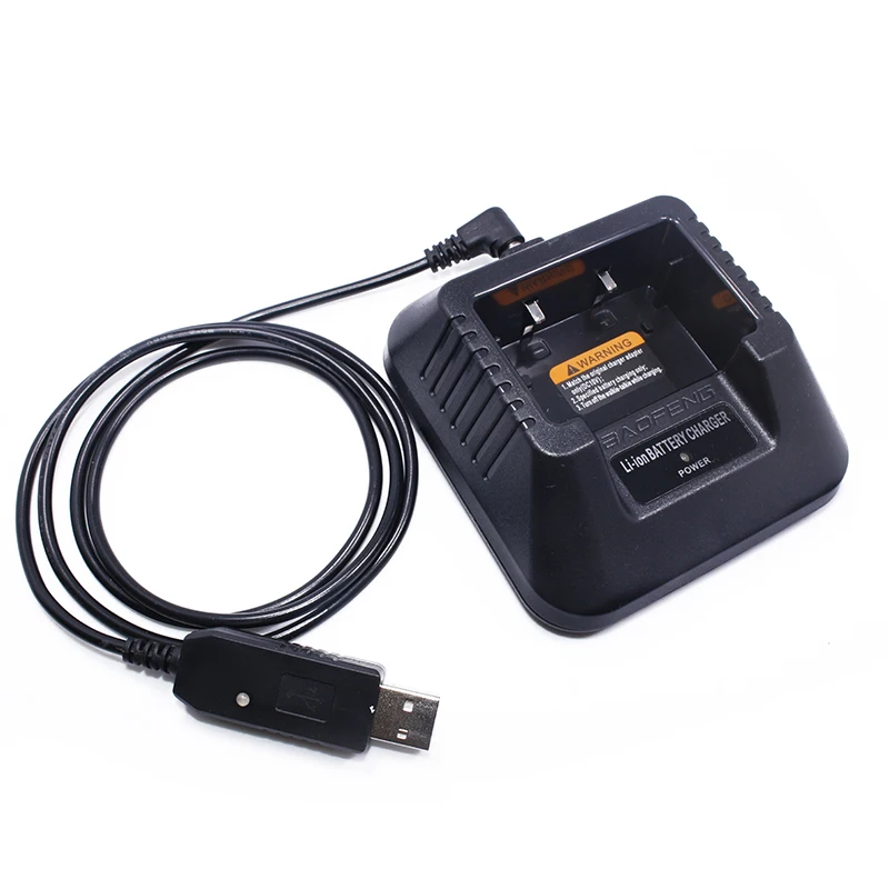 Оригинальный Портативный USB кабель для зарядки с индикатором Baofeng UV 5R 82 BF F8HP GT 3 9R