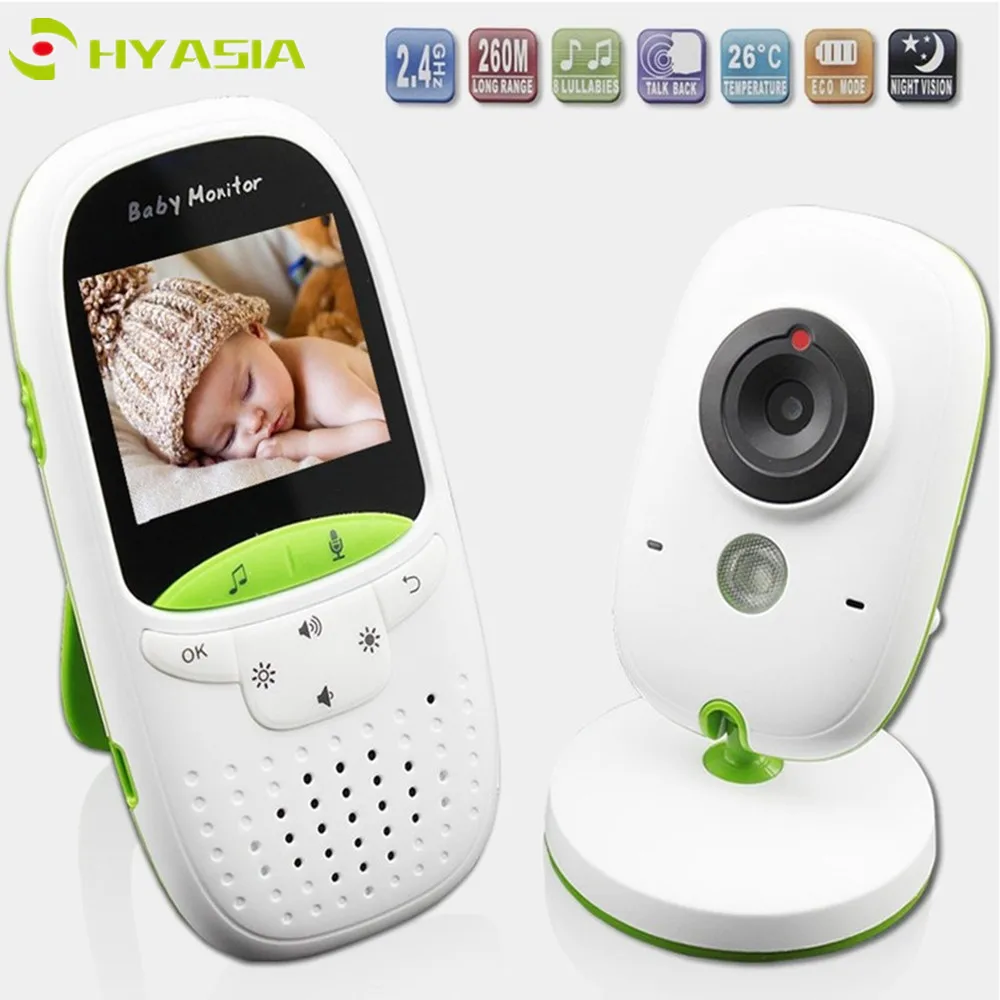 HYASIA Wireless Baby Camera Two-way Talk Baby Monitor for Newborns Night Vision Camera Radio Nanny Video Baby Monitor bebe VB603