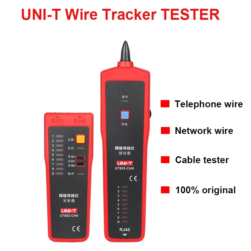 UNI T UT682 многофункциональный кабель провода Tracker tracer детектор тестер телефонный