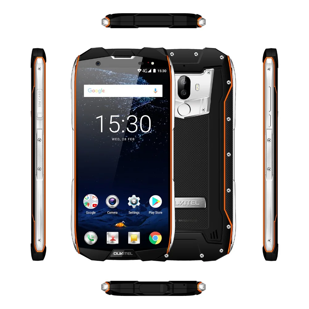 Oukitel WP5000 18:9 дисплей мобильного телефона Helio P25 Восьмиядерный 6G ram 64G rom