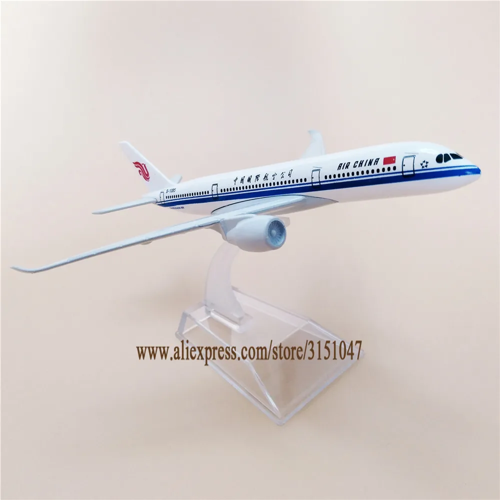 16 см Air China AIRBUS 350 A350 Airways Aircraft модель самолета с подставкой из сплава металла | Дом и