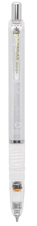 S white ZEBRA Delguard MA85 механический карандаш 0,5 мм Япония - Цвет: S white