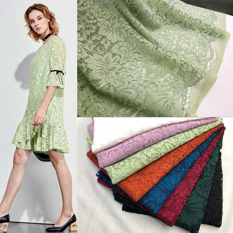 LASUI Новые 8 видов цветов красивые шнур кружевной ткани FrenchEmbroidery одежда свадебное