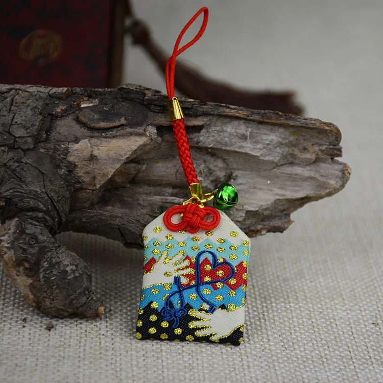 1 шт. Маленькая подвеска Omamori для Marrigae Wealth учебный ключ японская сумка благ пустая