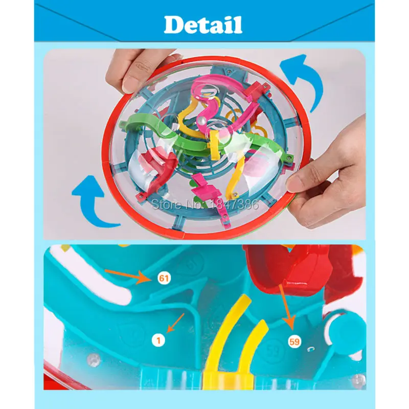 3D пазл магический шар НЛО умный головоломка IQ Balance обучающие игрушки для детей и