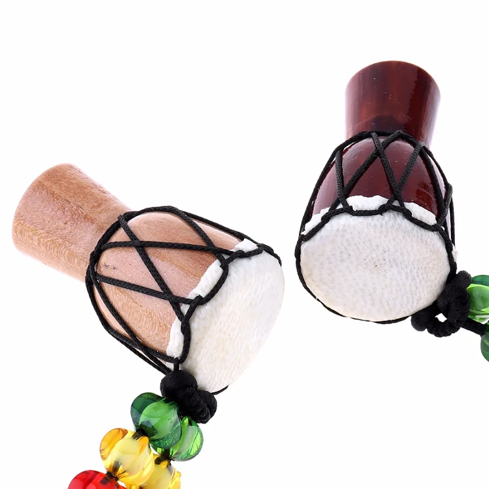 5pcs/lot Jambe Drummer Individuality Djembe Pendant Percussion Musical Instrument Necklace African Hand Drum Accessories Toy