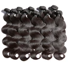12А перуанские свободные волнистые пряди 100% необработанные волнистые натуральные кудрявые пучки волос пряди девственные волосы для наращивания HJ Weave Beauty