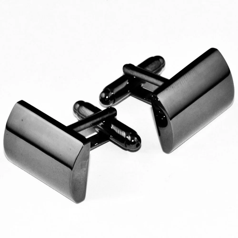 

Gun black metal cufflinks French mirror shirt sleeves nail French button Business High-end fashion
