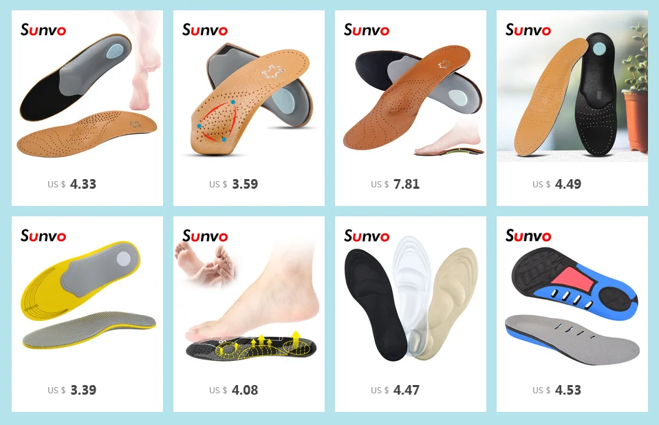 Sunvo кожа ортопедические стельки для Плоскостопие Арка Поддержка ортопедические X O ноги Для мужчин Для женщин плоскостопия заботятся об обуви стельки коррекции Pad