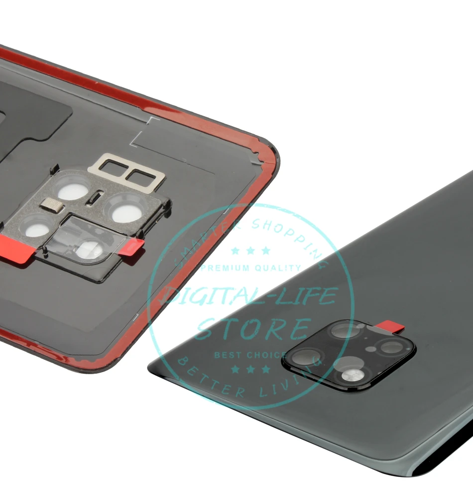 Для huawei mate 20 Pro батарея задняя крышка+ камера стекло объектив+ 3 М клей mate 20 Pro запасная задняя панель корпуса