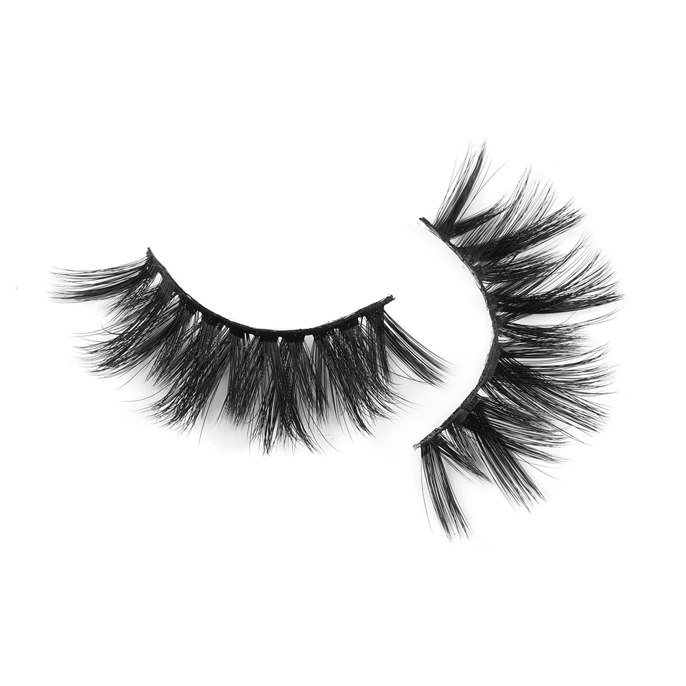 3 пары Объемные Накладные ресницы из норки с пинцетом | Красота и здоровье