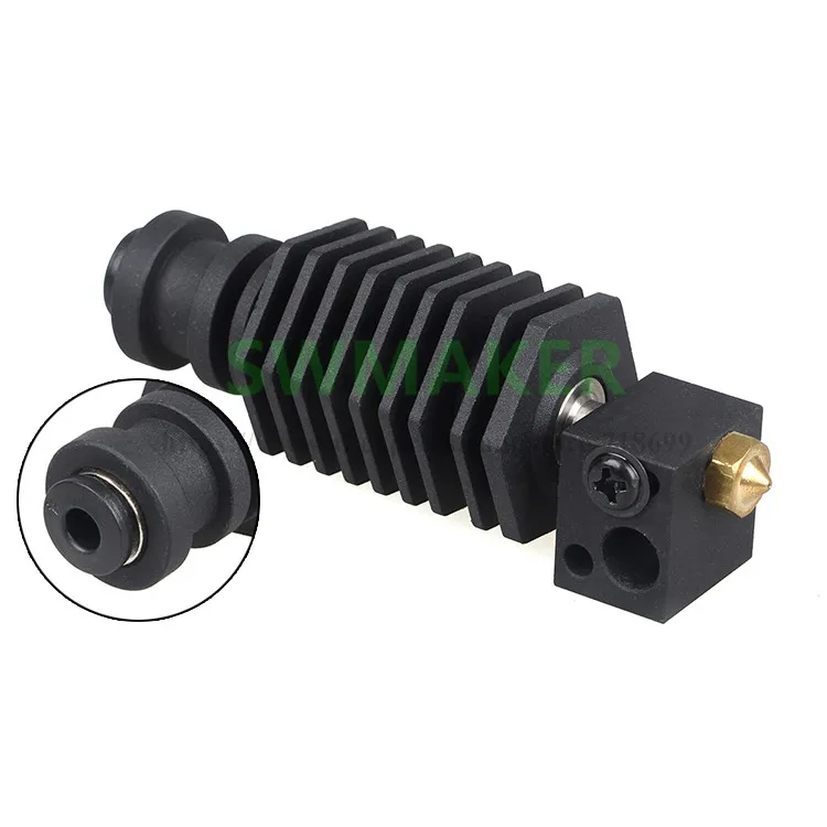 Улучшенный набор Hexagon hotend V6 0 4 мм/1 75 мм прямые сквозные детали для 3D-принтера Reprap