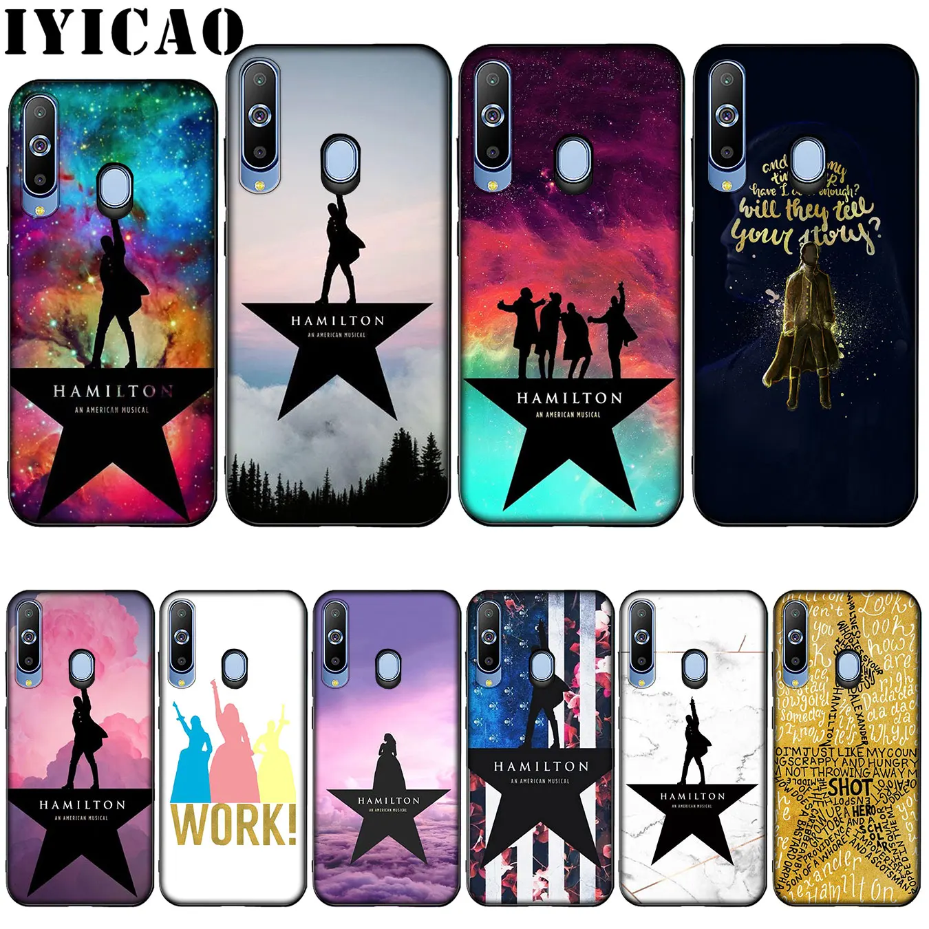 Iyicao Гамильтон музыкальный текст силиконовый мягкий чехол для samsung Galaxy A10 A30 A40 A50 A70