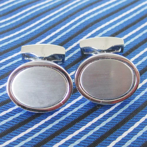 Овальные металлические запонки 1 пара розничная продажа Бесплатная доставка