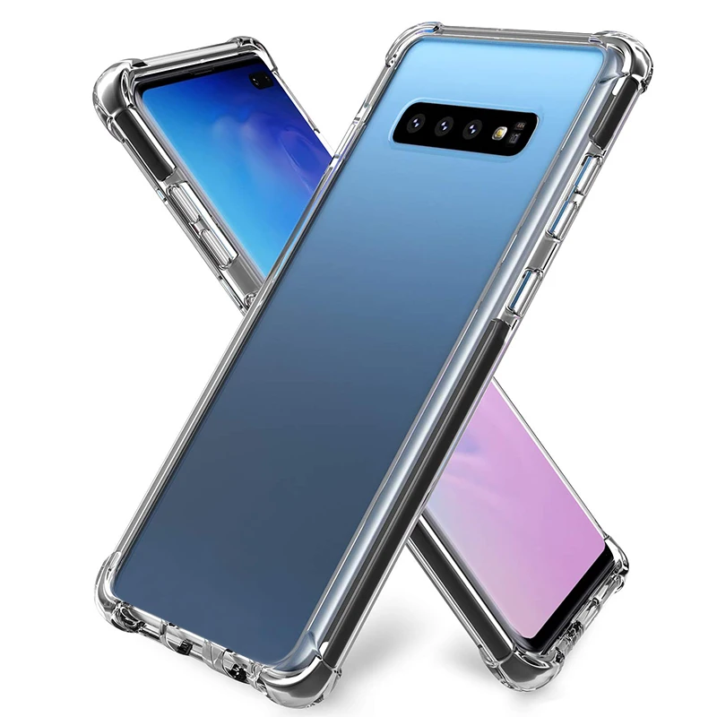 Прозрачный мягкий силиконовый чехол из ТПУ для Samsung Galaxy S10 S10E Plus | Мобильные