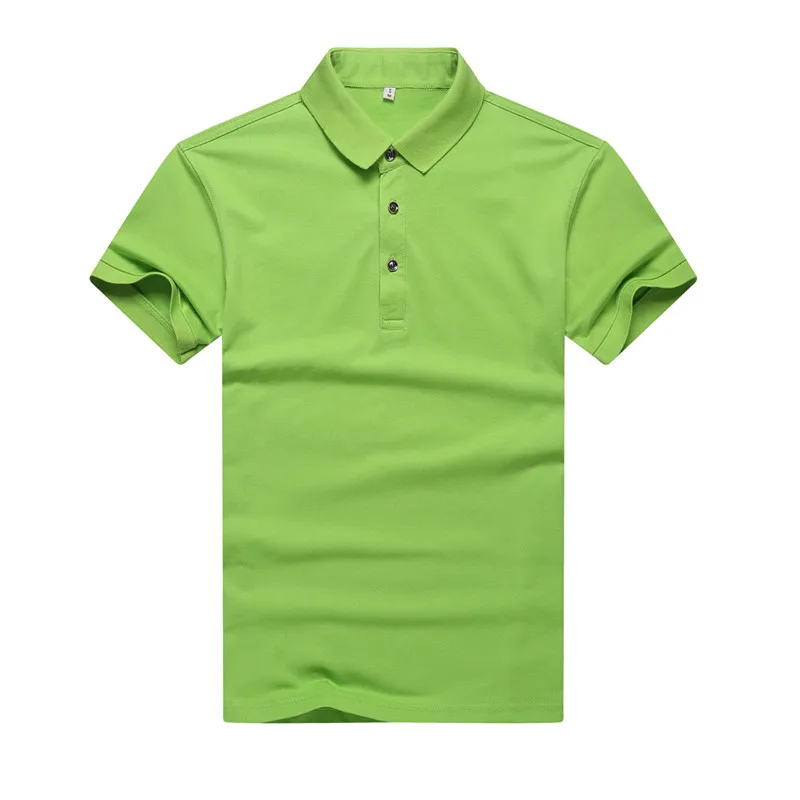 2017 Новый мужская polo рубашки высокого качества с коротким рукавом твердые рубашка
